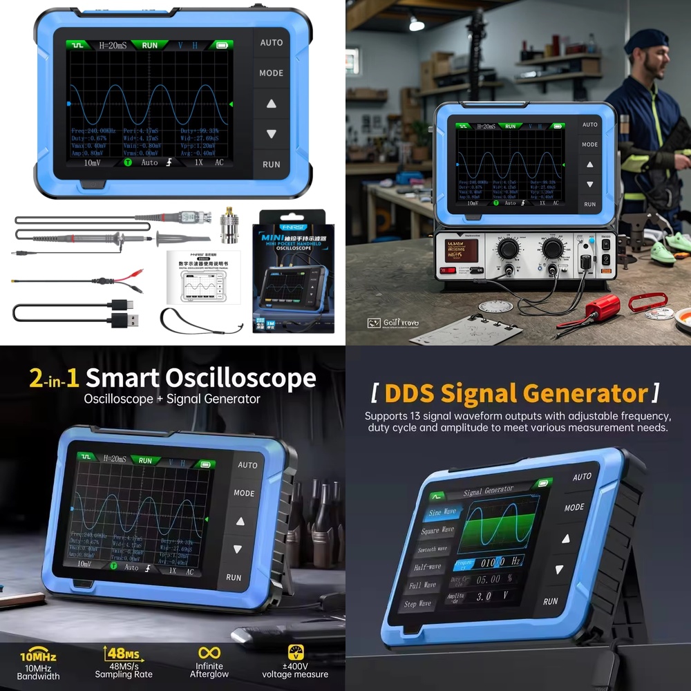Oscilloscopio Digitale Portati - Repair Electronics recensione e prezzo